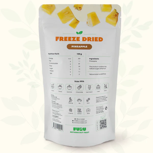 FURU Natural Pineapple Crisps (25g) - Image 2