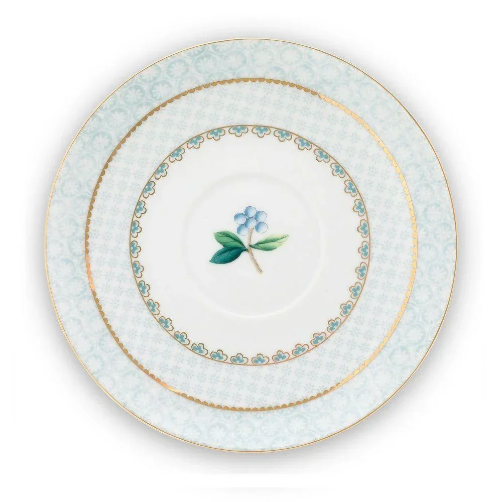 Pip Studio - Blushing Birds White Cappuccino Cup & Saucer - Image 3