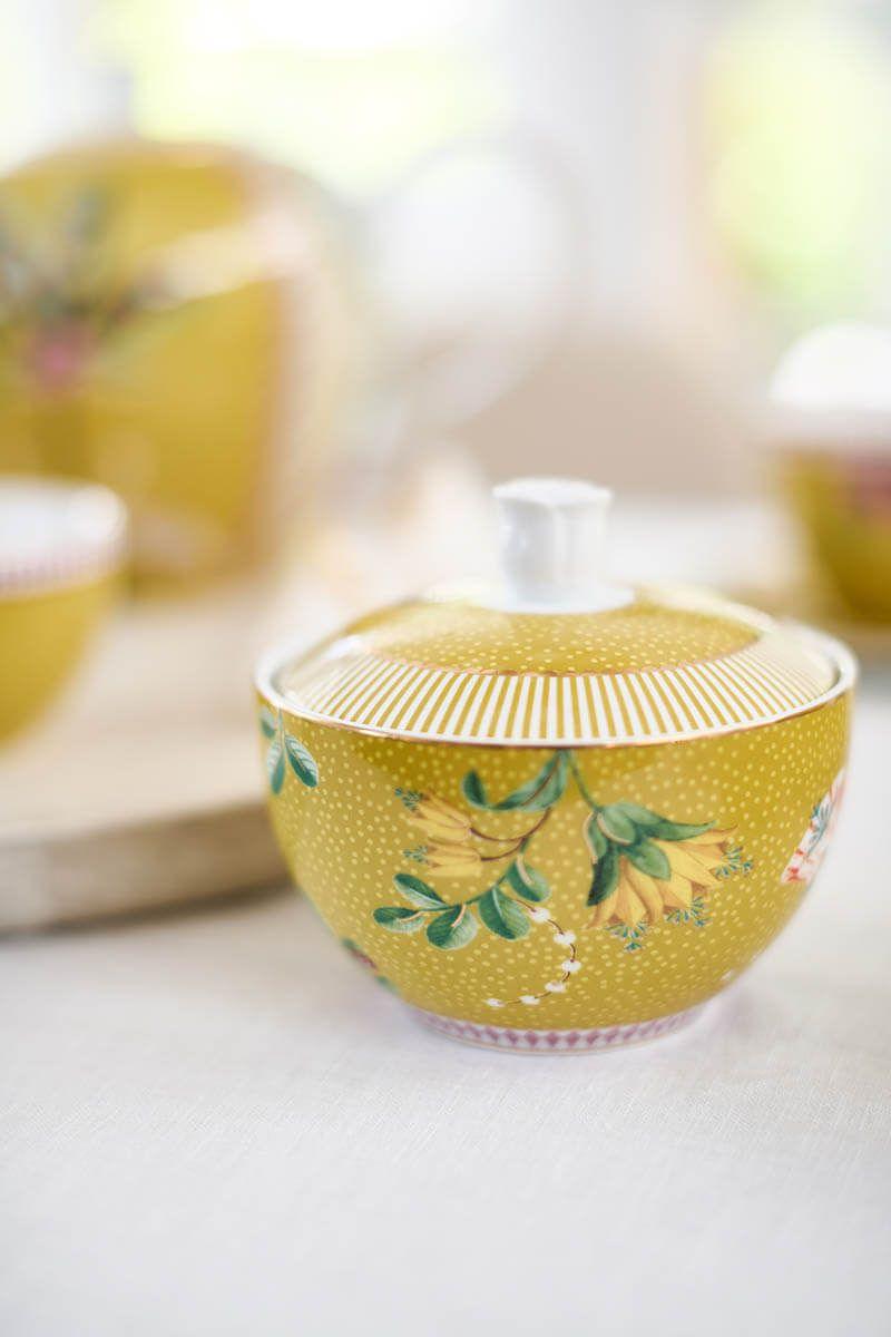 Pip Studio - La Majorelle Sugar Bowl - Yellow (300ml) - Image 2