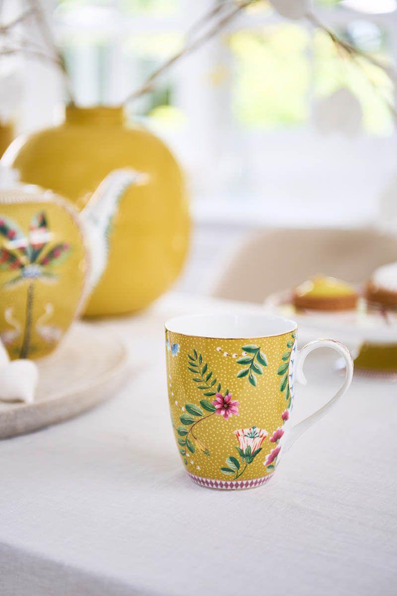 Pip Studio - Large La Majorelle Set of 2 Mug - Yellow (350ml) - Image 2