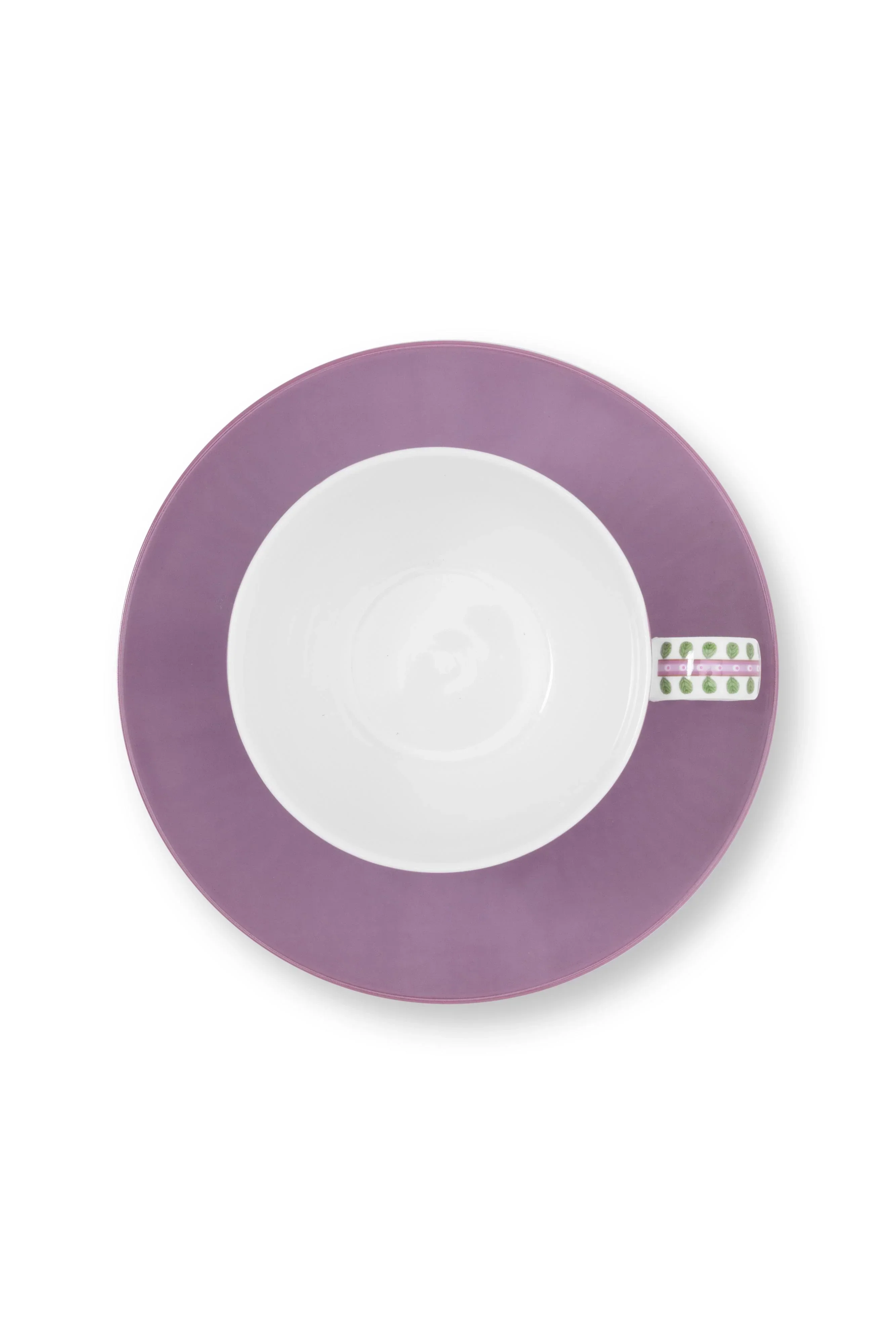 Pip Studio - Lily & Lotus Cups & Saucers - Lilac (Set of 2) - Image 3