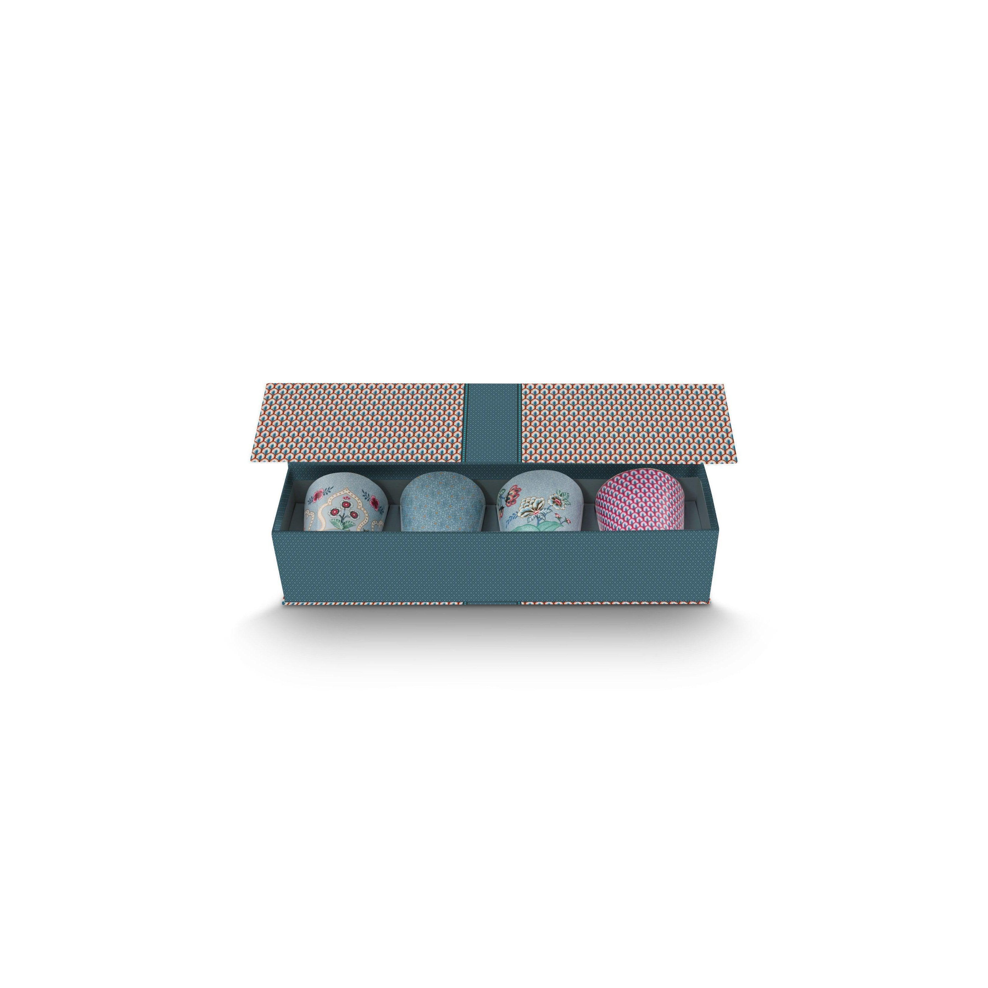 Pip Studio - Mug Giftset (No Ear) Oriental Flower Festival Blue (230ml)