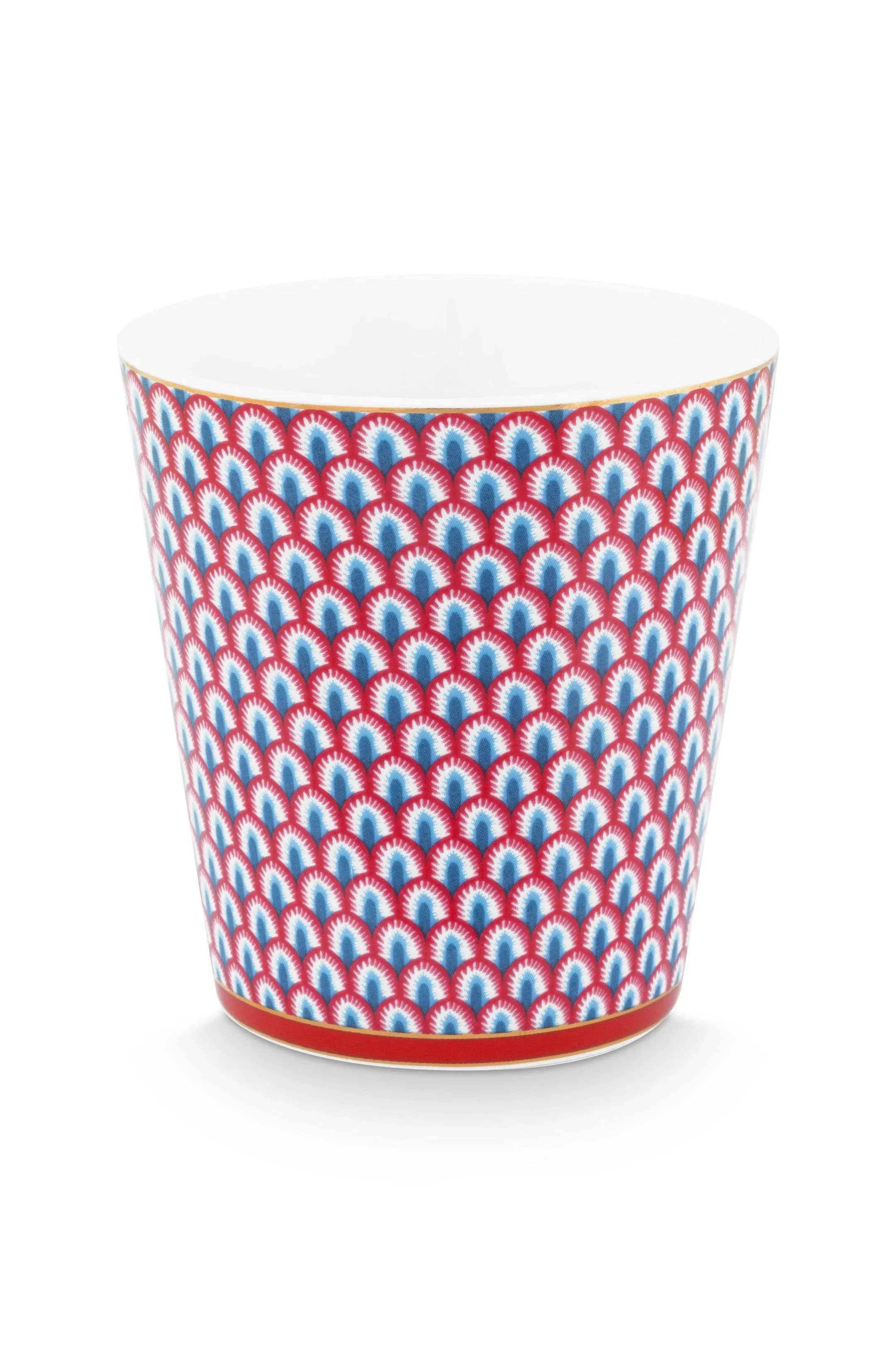 Pip Studio - Mug Giftset (No Ear) Oriental Flower Festival Blue (230ml) - Image 2