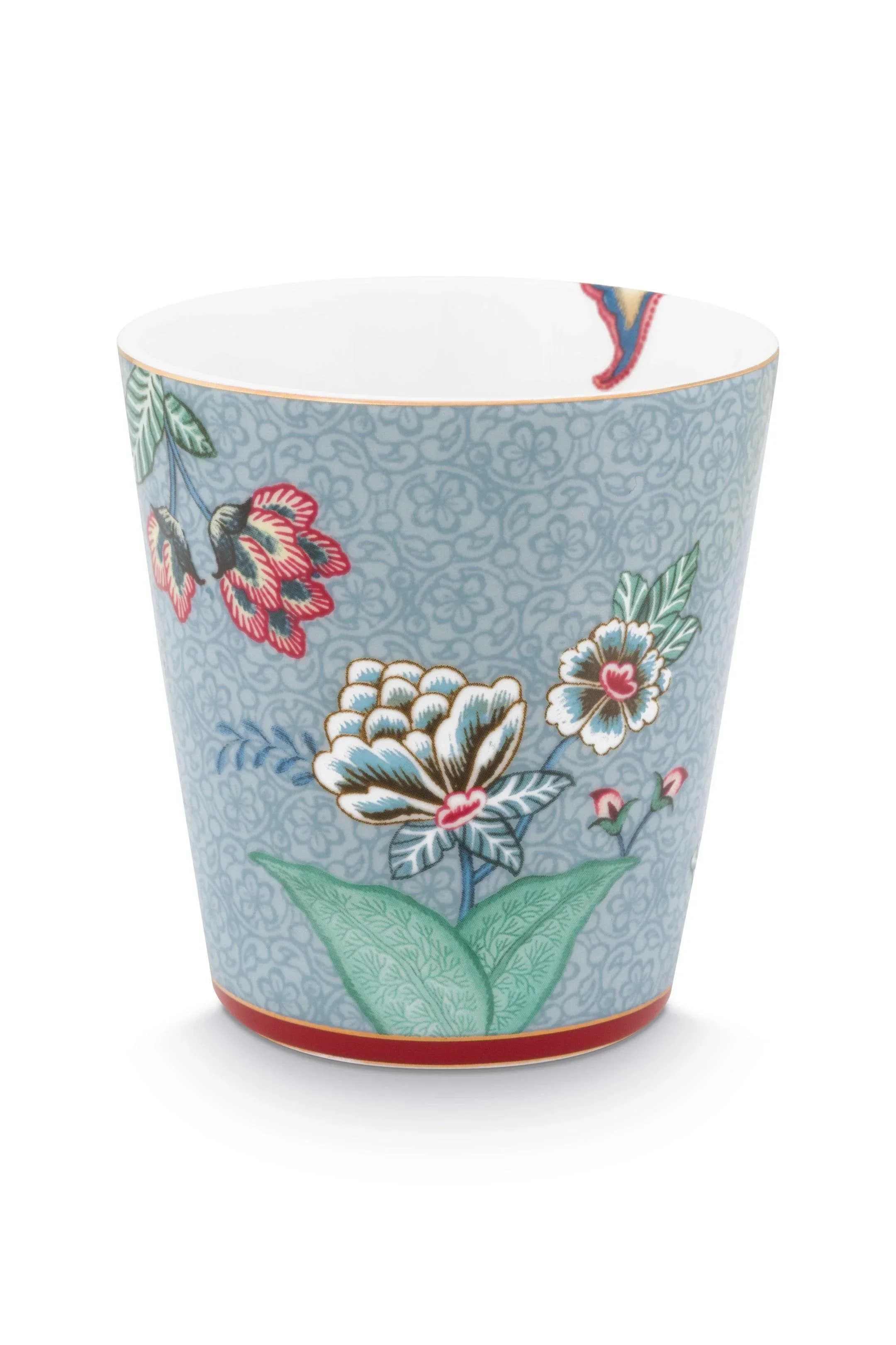 Pip Studio - Mug Giftset (No Ear) Oriental Flower Festival Blue (230ml) - Image 3