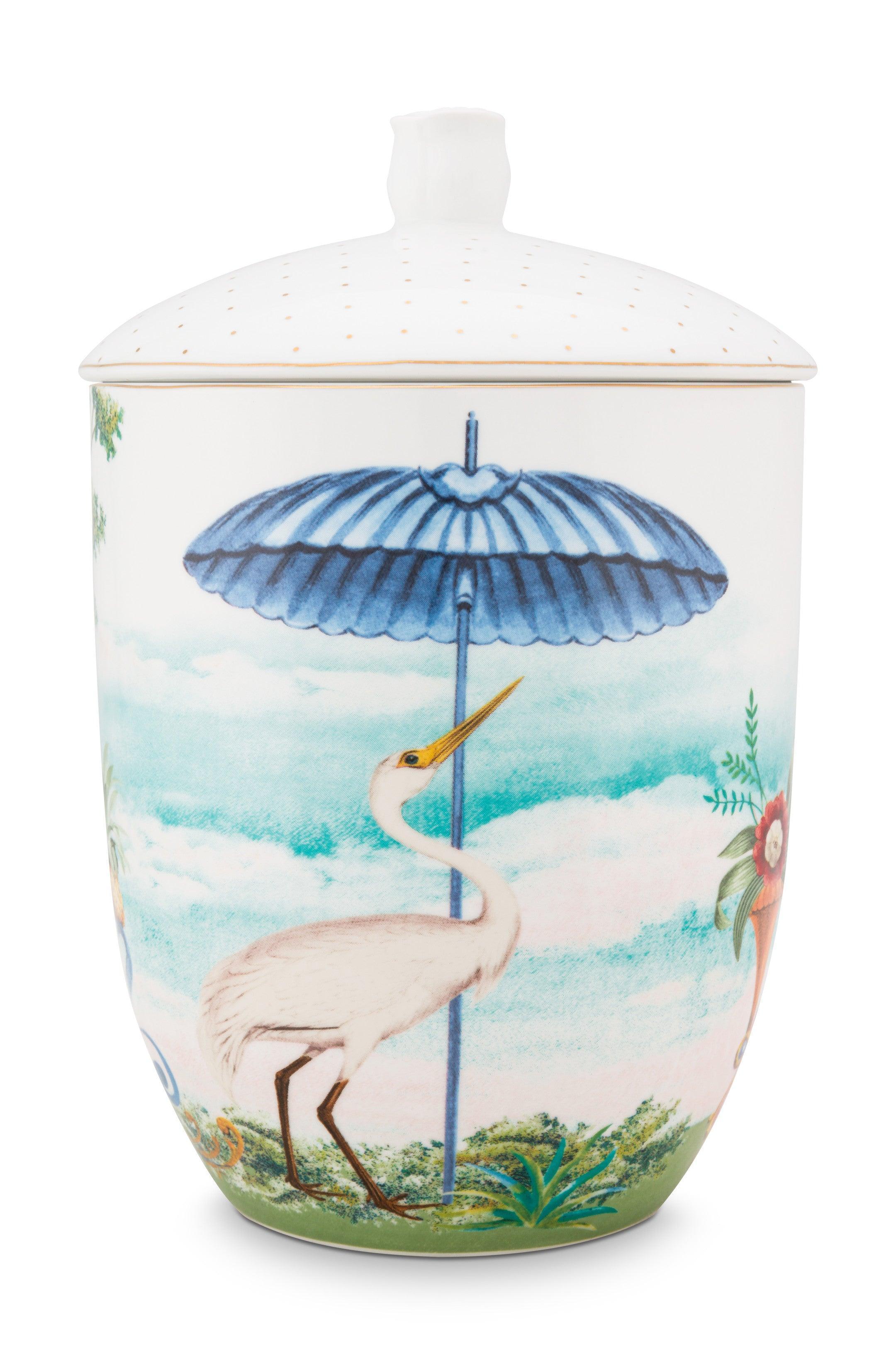 Pip Studio - Storage Jar Jolie Heron (1.5ltr)