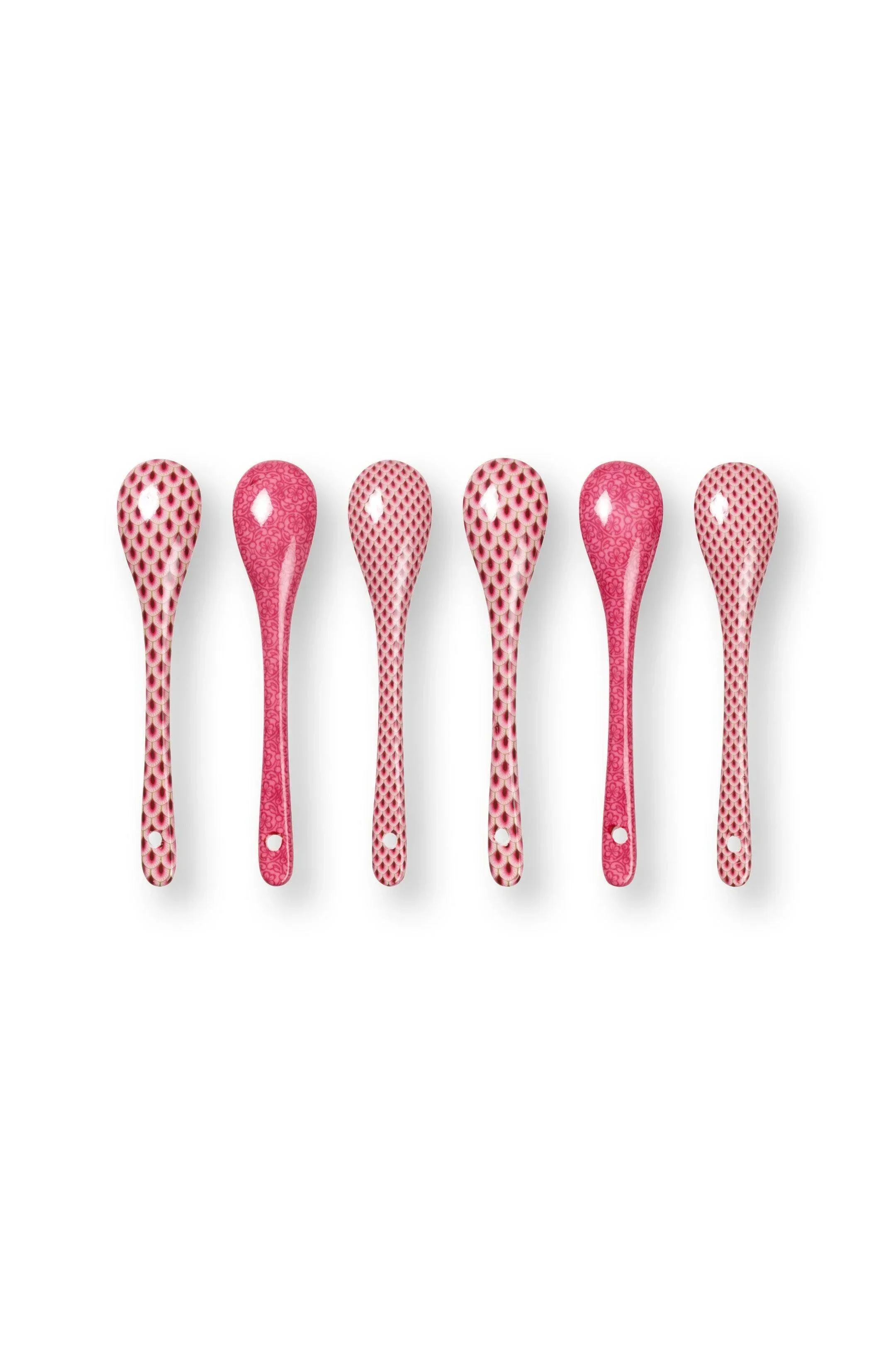 Pip Studio - Teaspoon Giftset Oriental Flower Festival Dark Pink (13cm) - Image 3