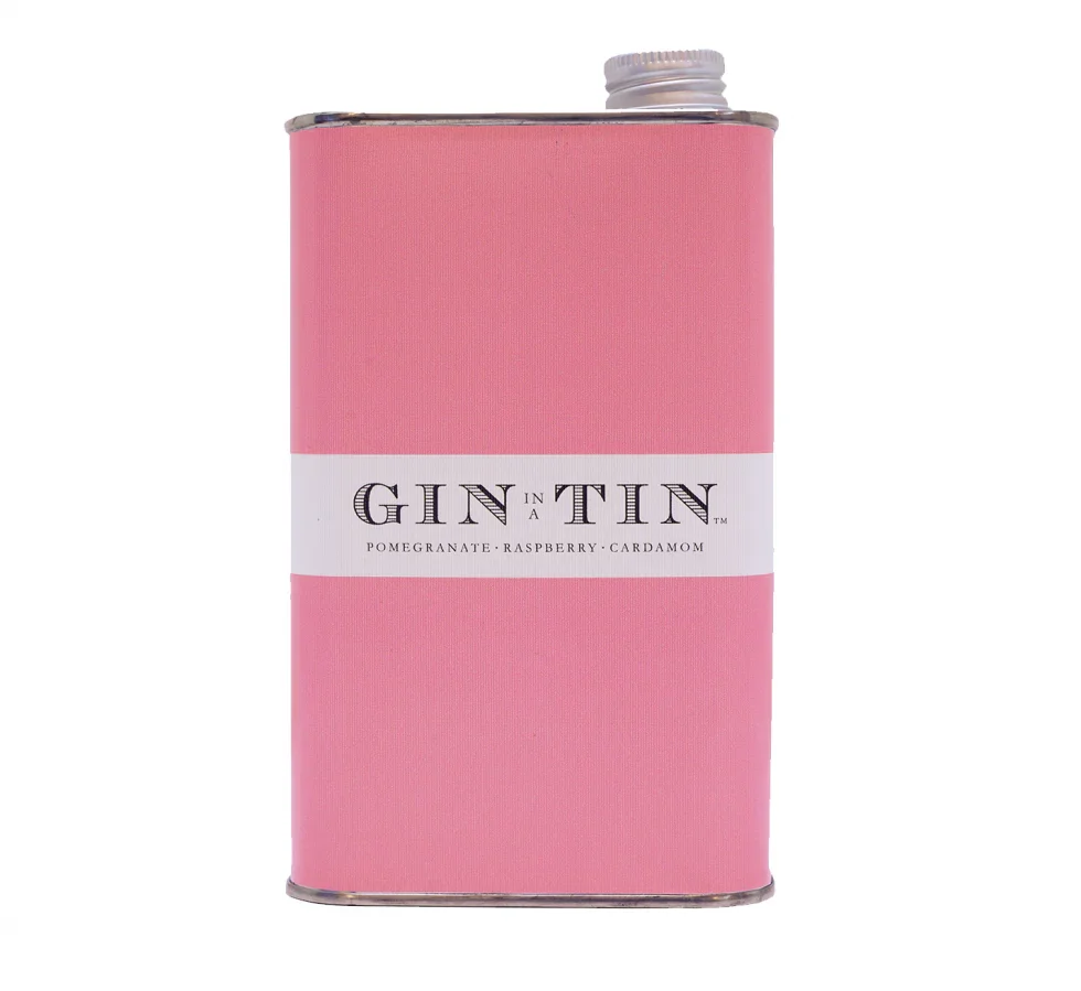 Gin In A Tin, No.10 Pomegranate Raspberry & Cardamom Gin (50cl) - Image 2