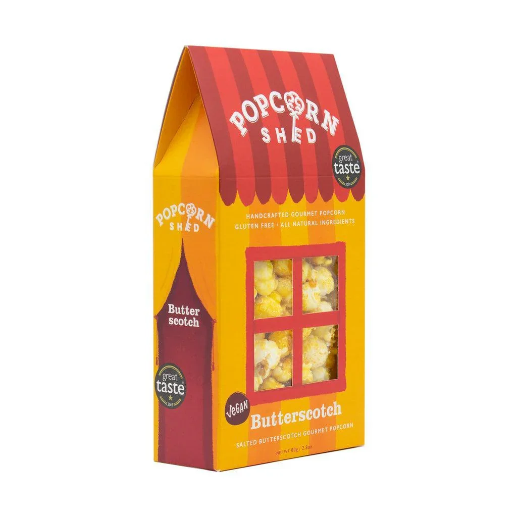 Popcorn Shed Butterscotch Gourmet Popcorn (80g) - Image 2