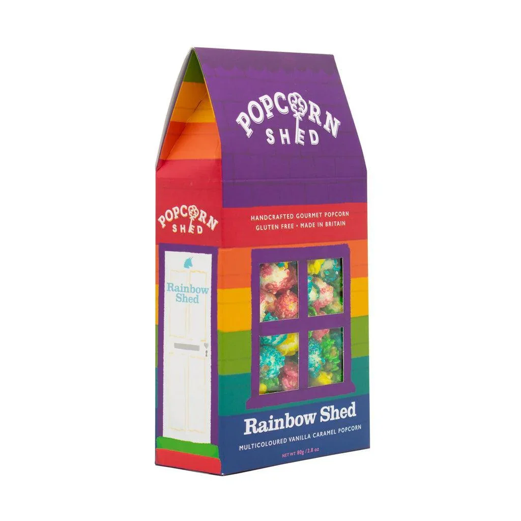 Popcorn Shed Rainbow Vanilla Caramel Popcorn (80g) - Image 2