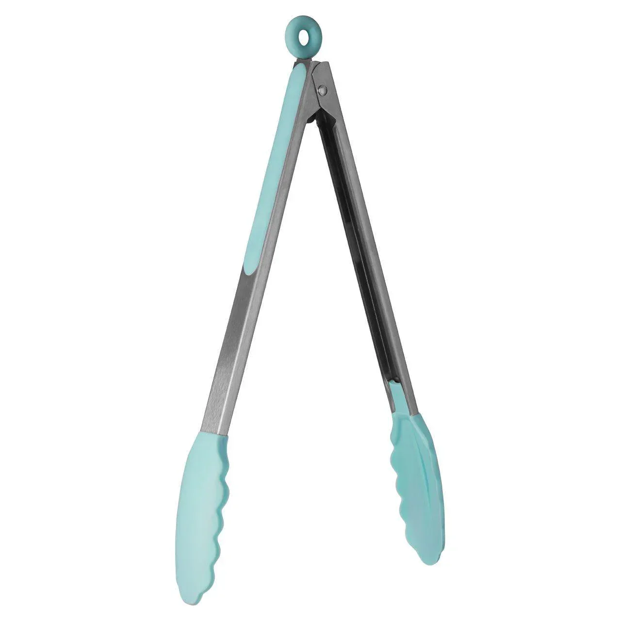 Premier Housewares Zing Light Green Silicone Tongs - Image 2