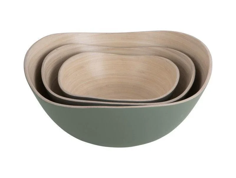 Present Time Bowl Set Puro Organic - Jungle Green - Image 2