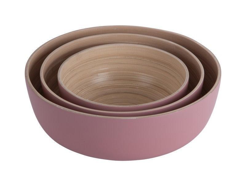 Present Time Bowl Set Puro Round Bamboo Faded - Image 3