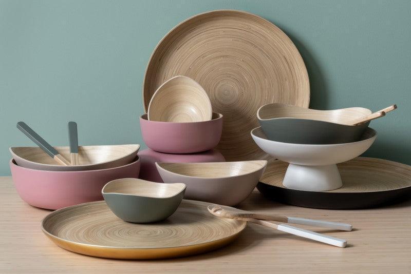 Present Time Bowl Set Puro Round Bamboo Faded - Image 4