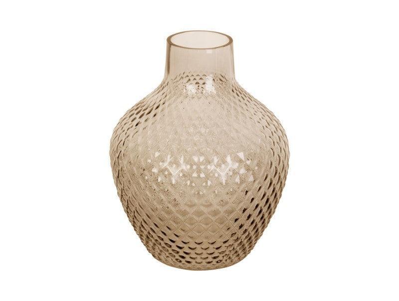 Present Time Delight Vase - Sand Brown