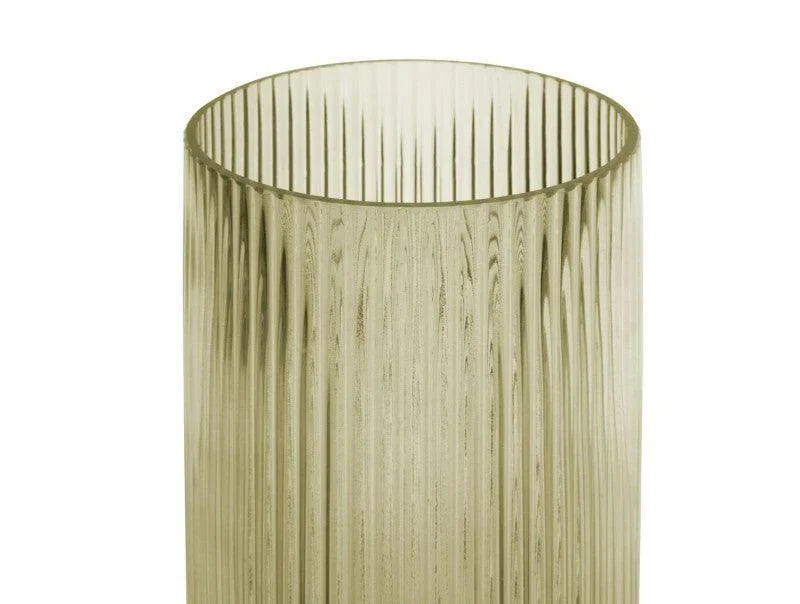 Present Time Large Allure Straight Vase - Moss green - Image 3