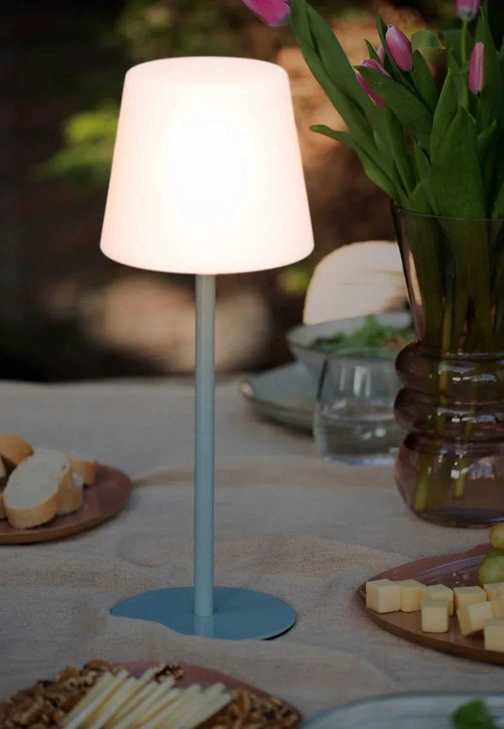 Present Time Leitmotiv Outdoor Table Lamp - Soft Blue - Image 5