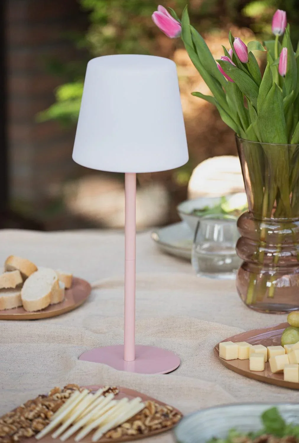 Present Time Leitmotiv Outdoor Table Lamp - Soft Pink - Image 5