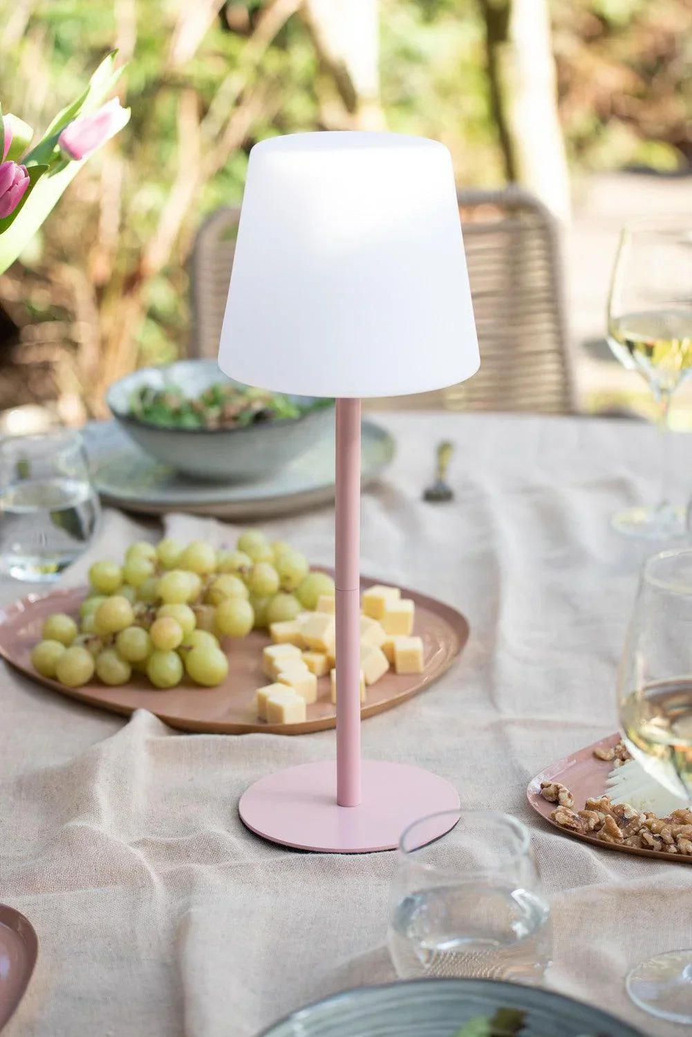 Present Time Leitmotiv Outdoor Table Lamp - Soft Pink - Image 6