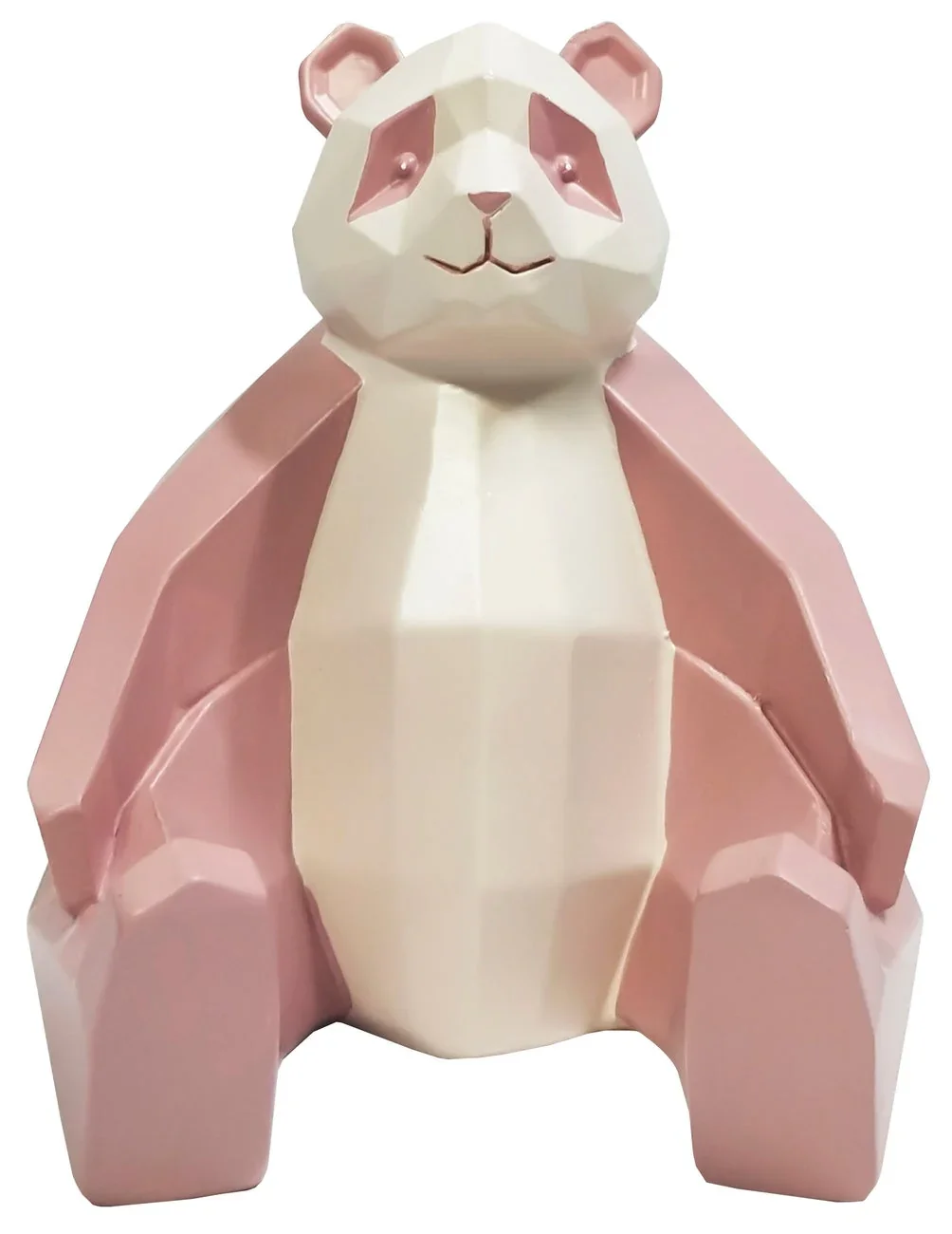 Present Time ORIGAMI Panda Statue - Pink