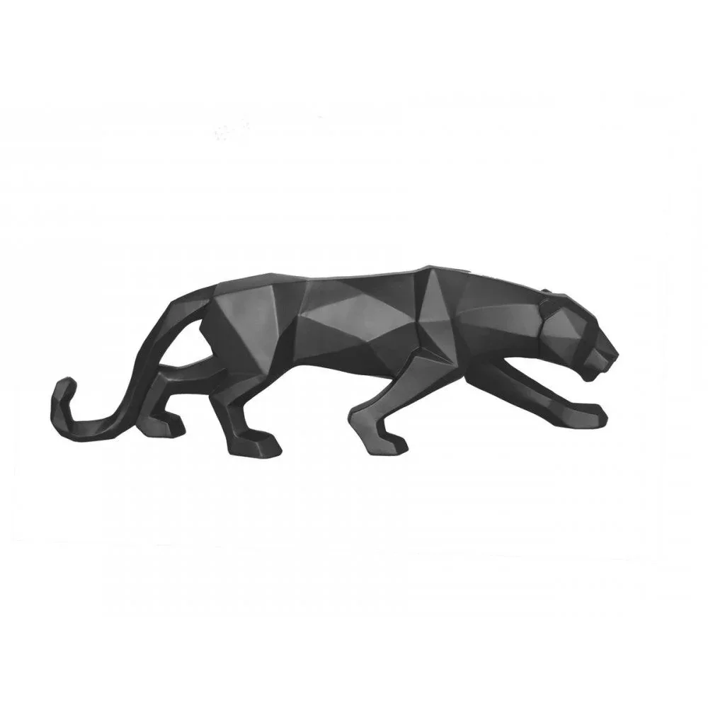 Present Time ORIGAMI Panther Statue - Black - Image 3