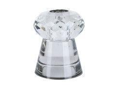 Present Time Small Crystal Art Duo Candle Holder - Clear - Image 3
