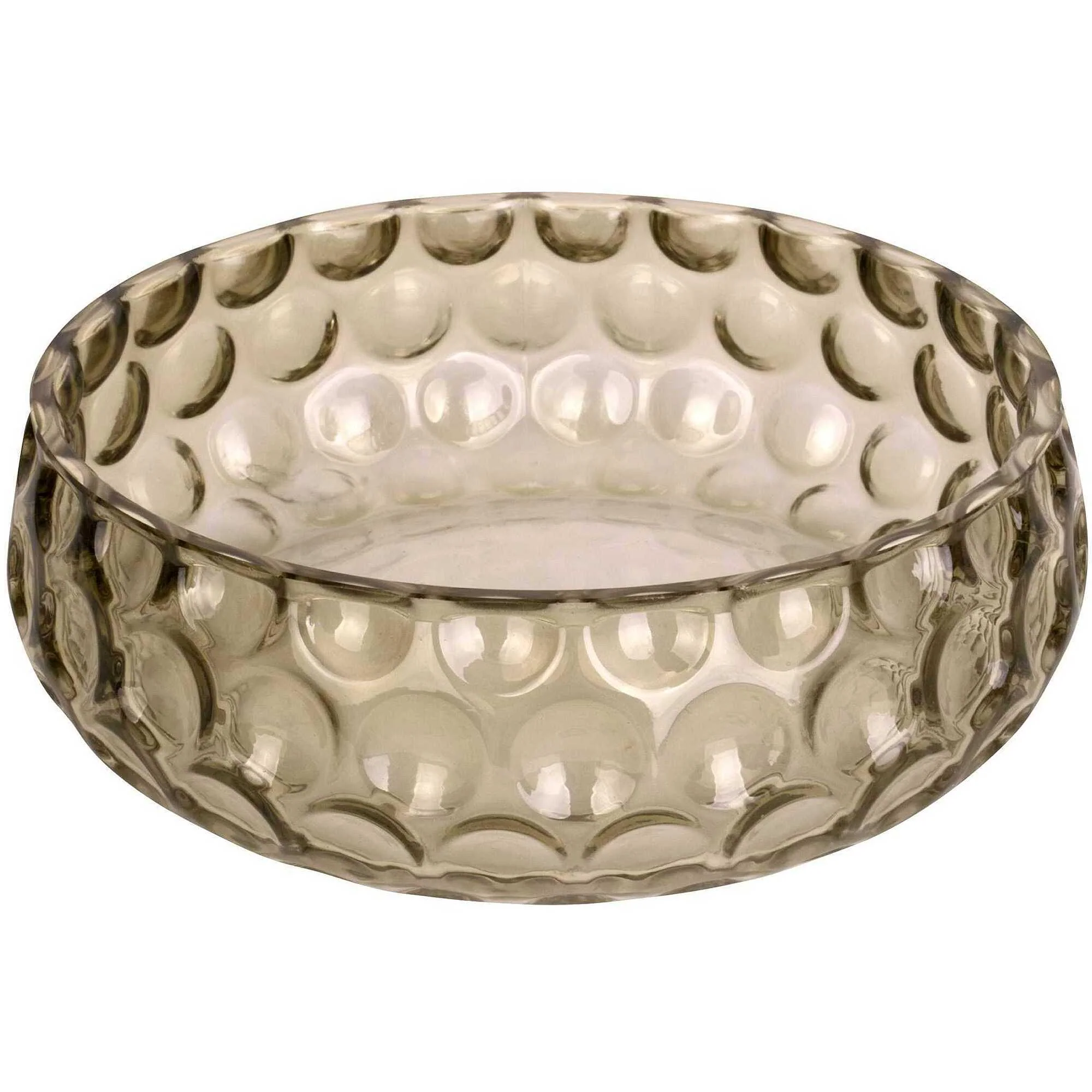 Present Time Speckles Small Glass Bowl - Moss Green