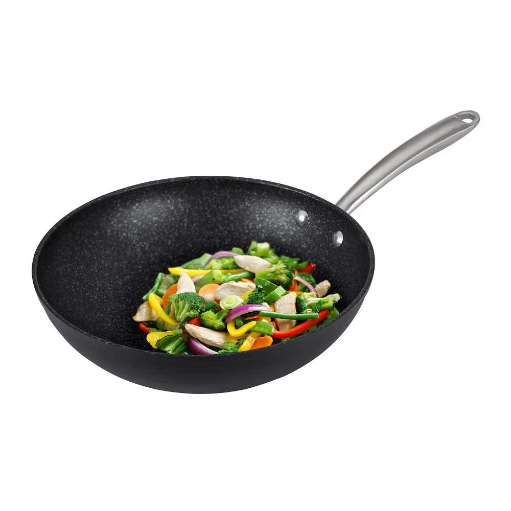 Prestige Scratch Guard NonStick Aluminium Stir Fry Wok (29cm)
