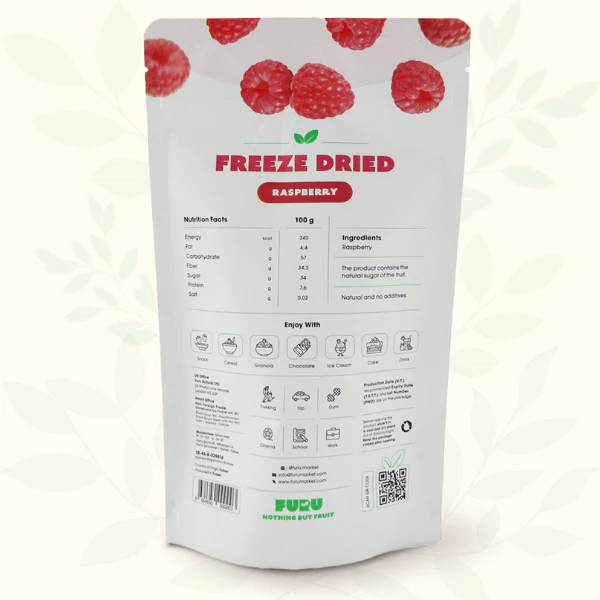 FURU Natural Raspberry Crisps (25g) - Image 2