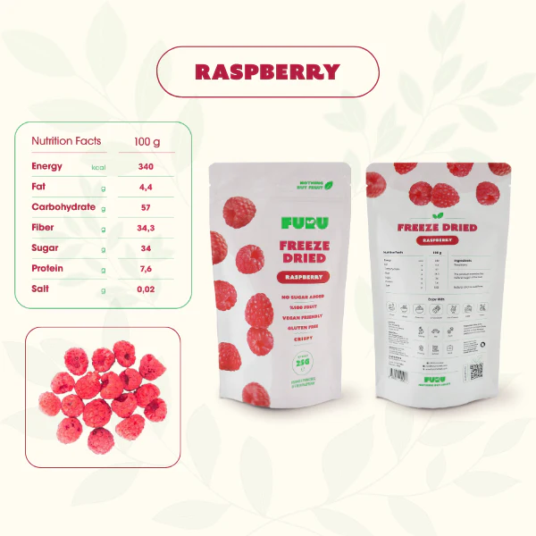FURU Natural Raspberry Crisps (25g) - Image 3