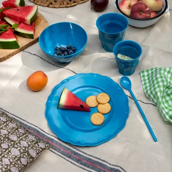 Rex London Melamine Beaker (250ml) - Petrol Blue - Image 3