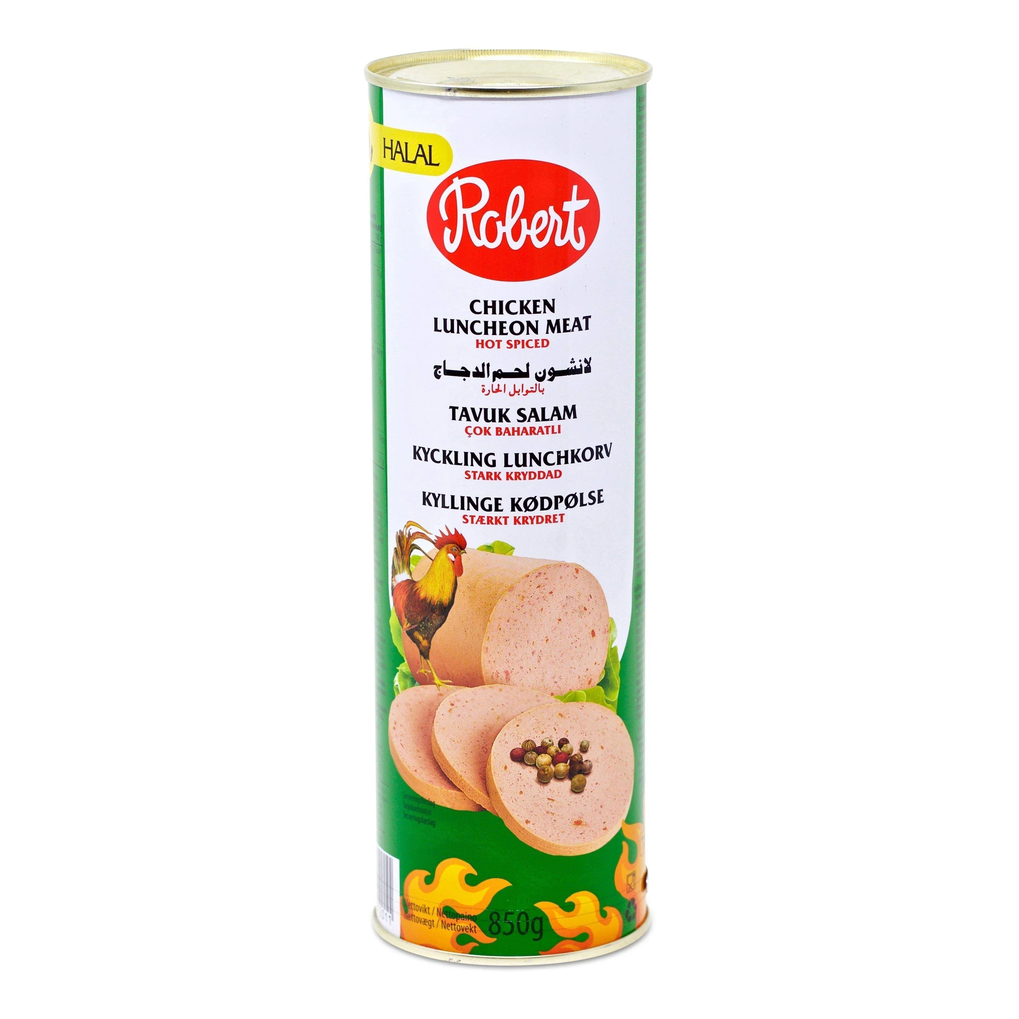 Robert Hot Spiced Chicken Luncheon Meat (850g)