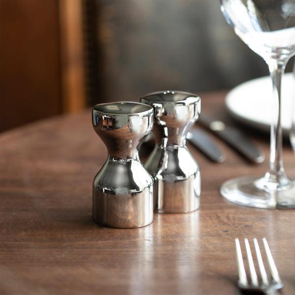 Robert Welch Limbrey Bright Salt & Pepper Shakers Set (Stainless Steel Base) - Image 2