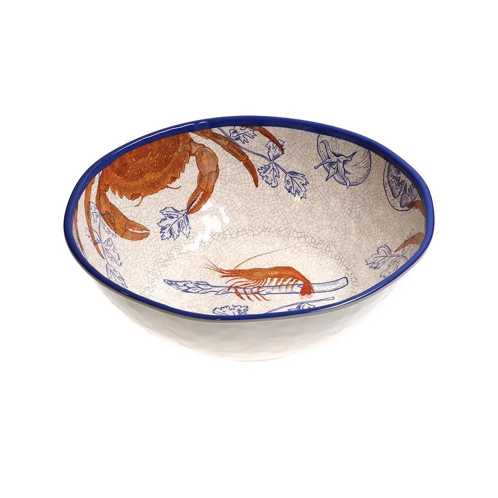 Rose & Tulipani Ocean Life Salad Bowl - Coastal (36cm)