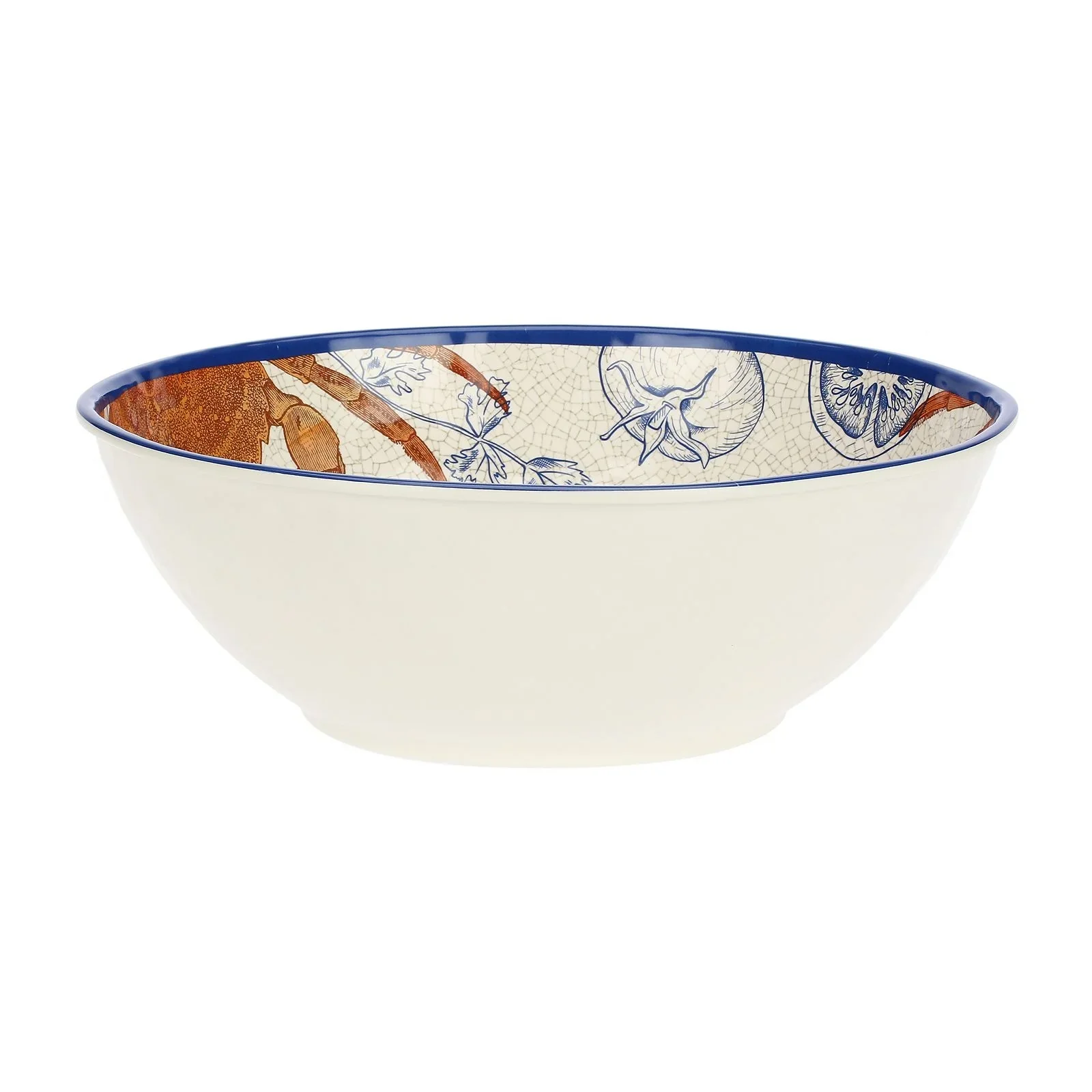 Rose & Tulipani Ocean Life Salad Bowl - Coastal (36cm) - Image 2