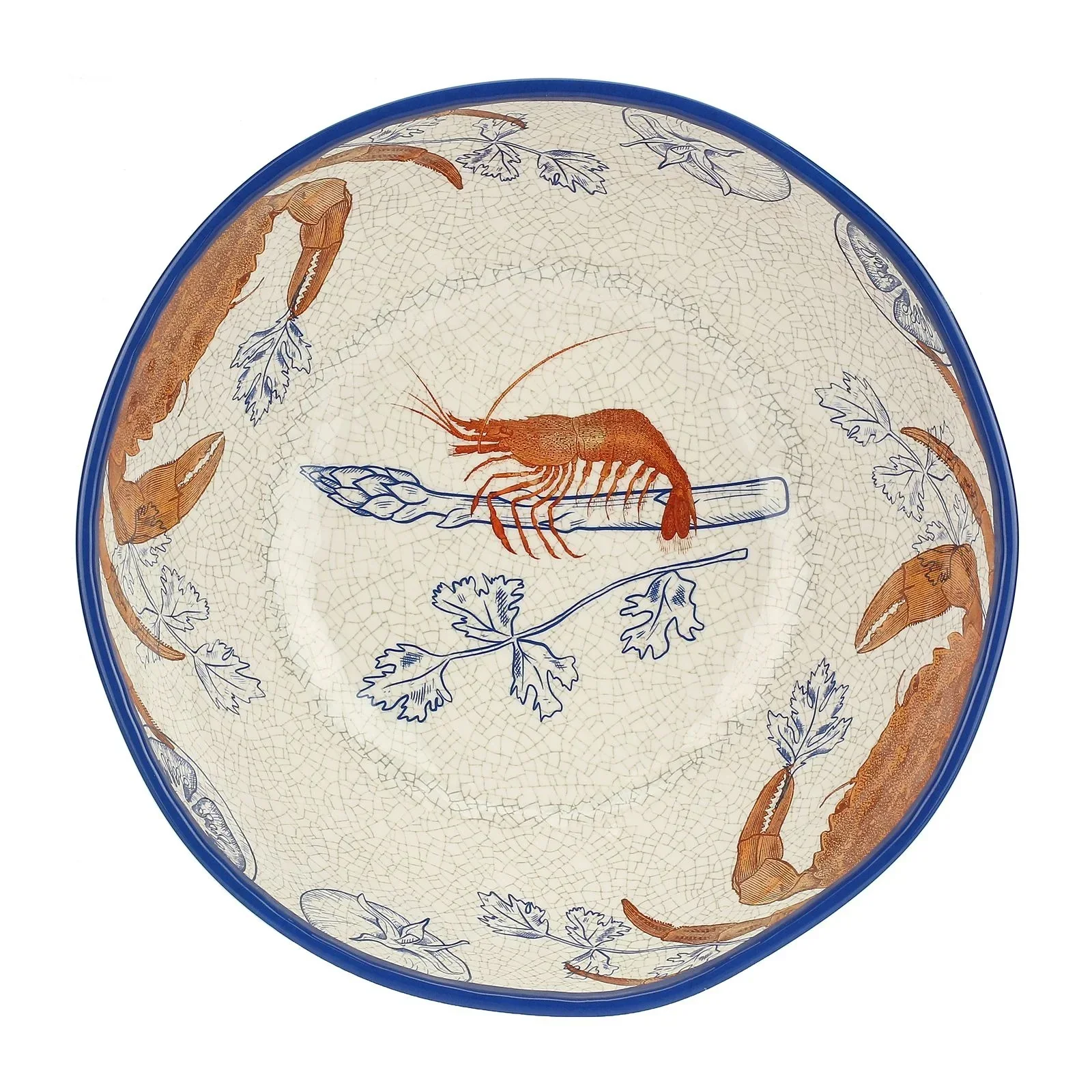 Rose & Tulipani Ocean Life Salad Bowl - Coastal (36cm) - Image 3