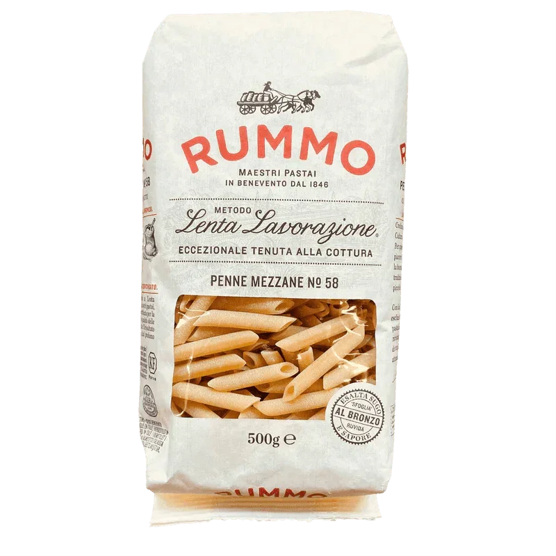 Rummo Penne Mezzane Pasta No 58 (500g)