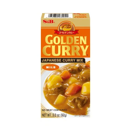 S&B Golden Curry Mix Mild (92g)