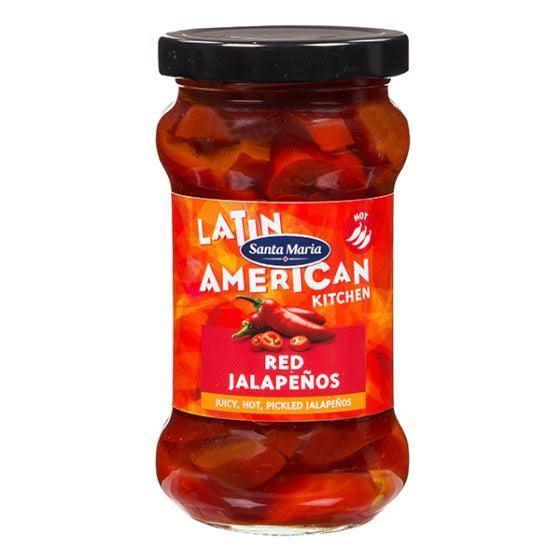 Santa Maria Red Jalapenos Hot (200g)