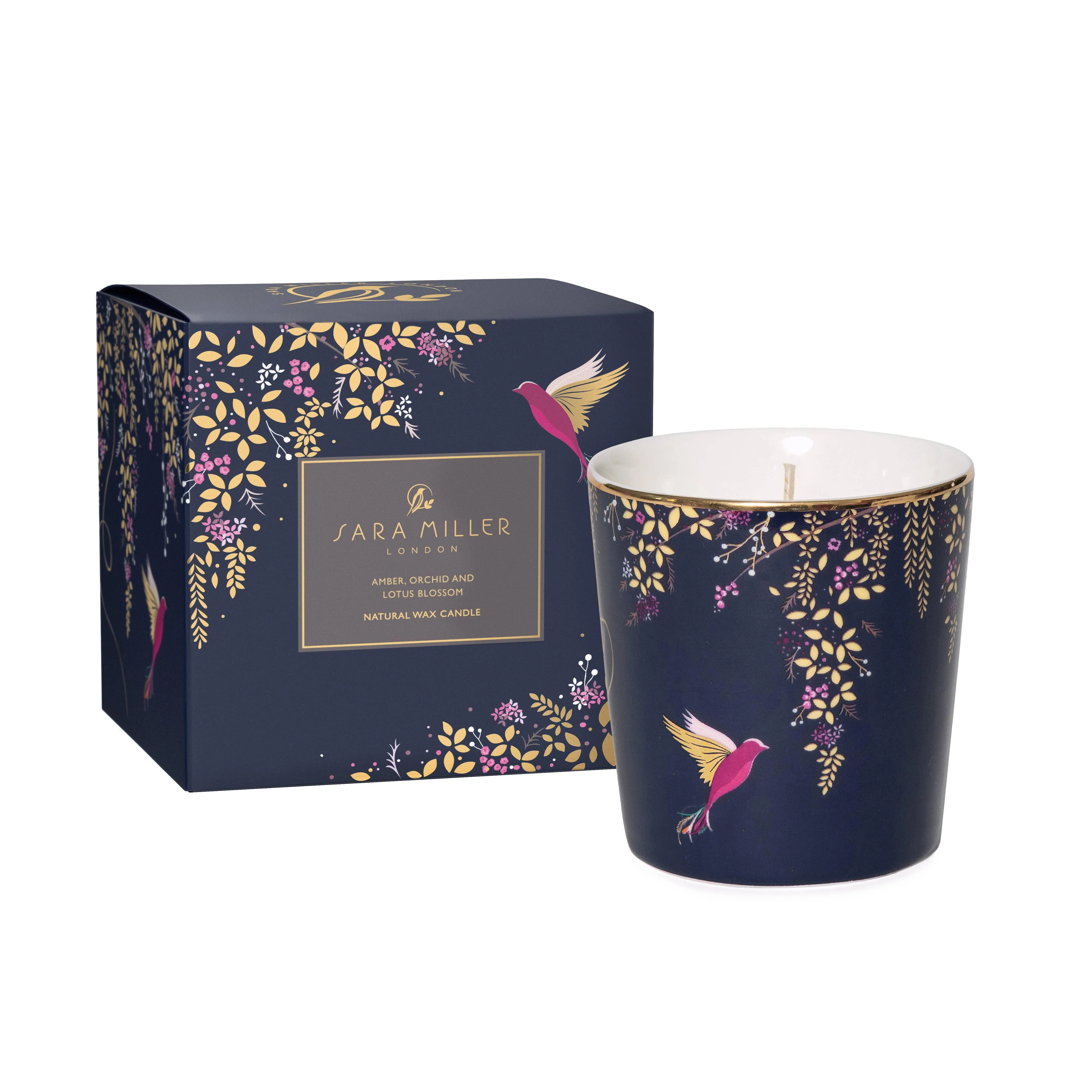 Sara Miller Amber, Orchid & Lotus Blossom Candle
