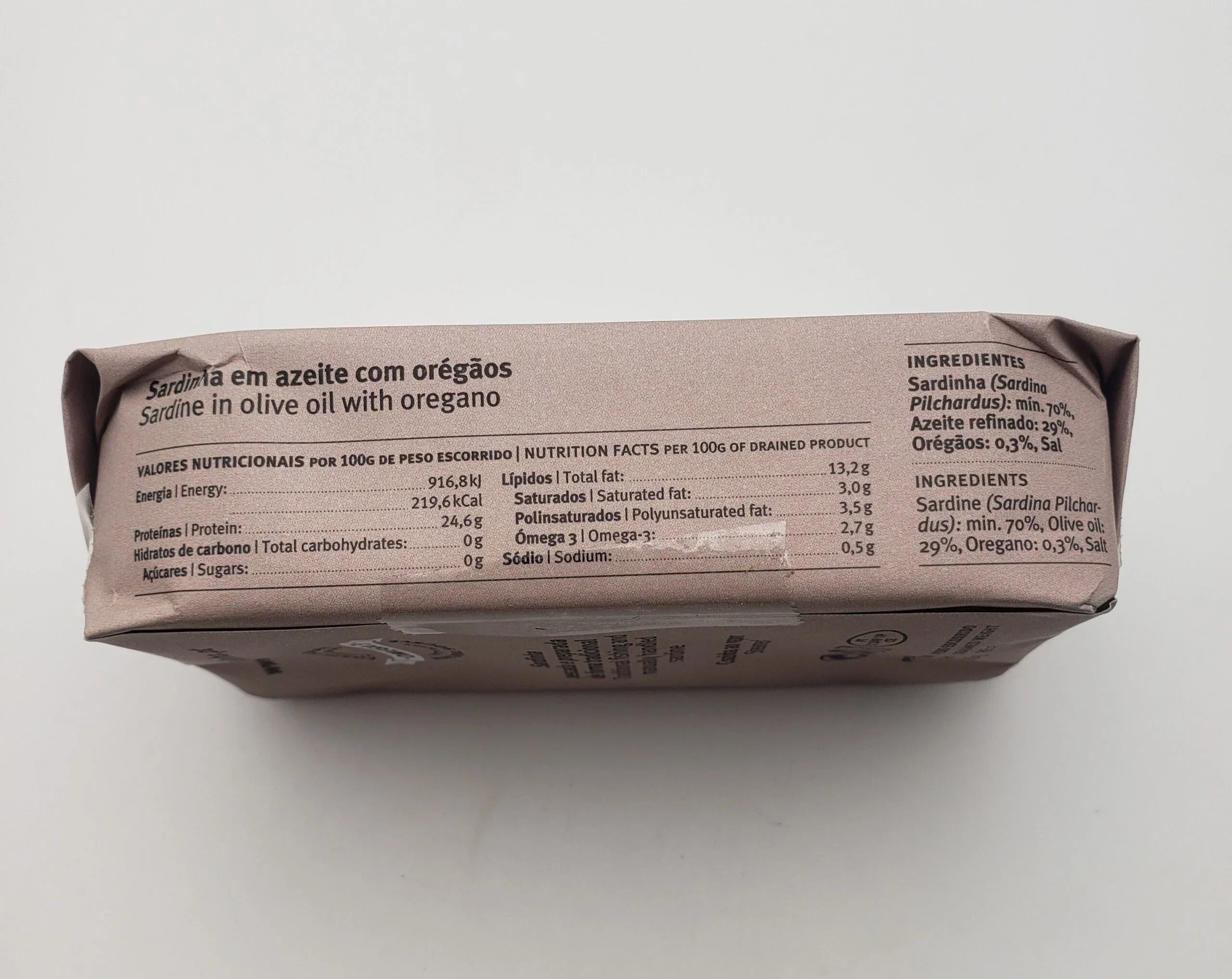 Sardinha - Sardine in Olive Oil with Oregano (120g) - Image 3