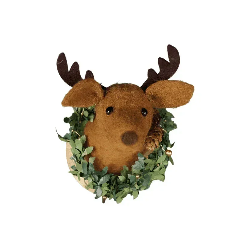 The Satchville Gift Co. - Felt Reindeer Head (14cm)