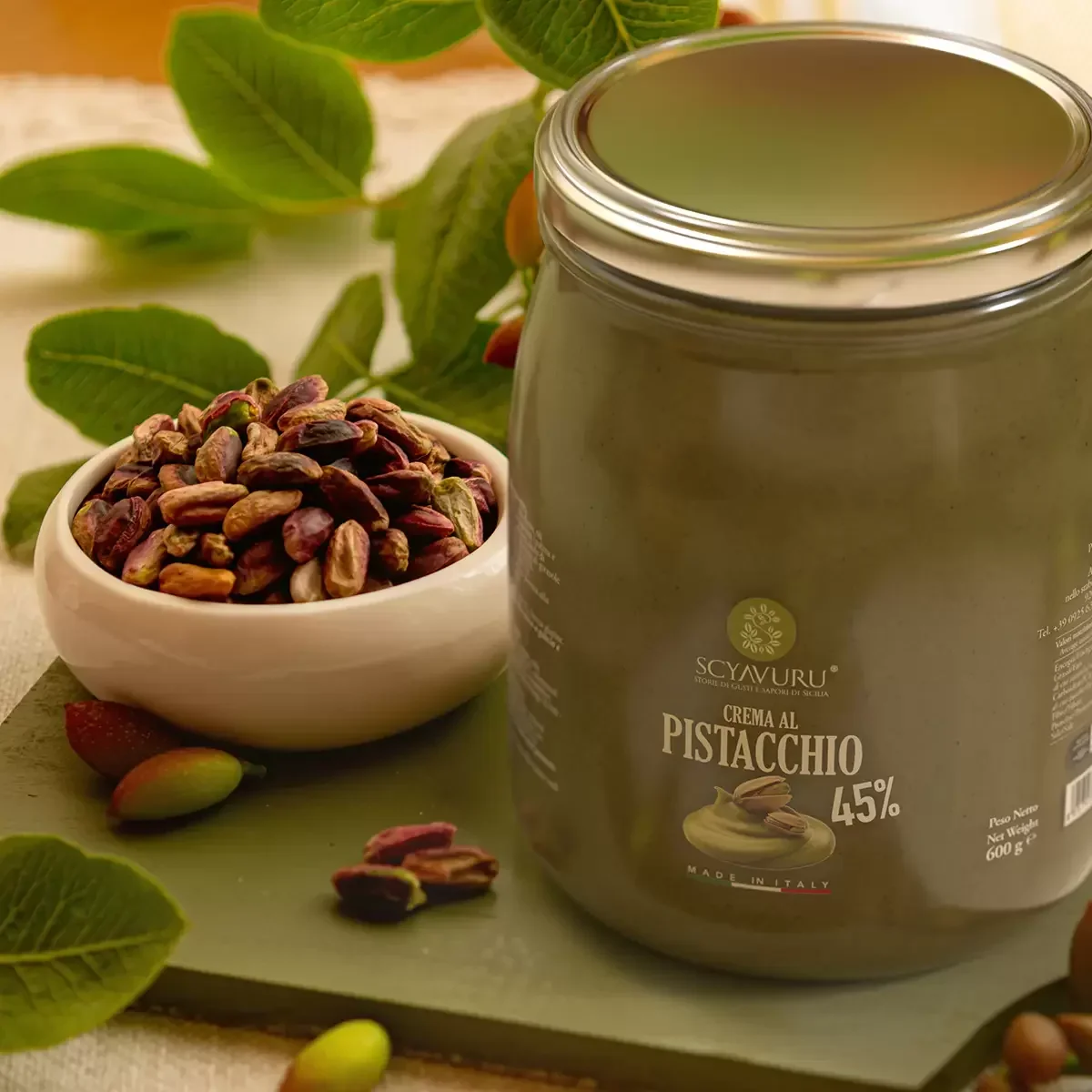 Scyavuru Pistachio Cream Spread (600g) - Image 2