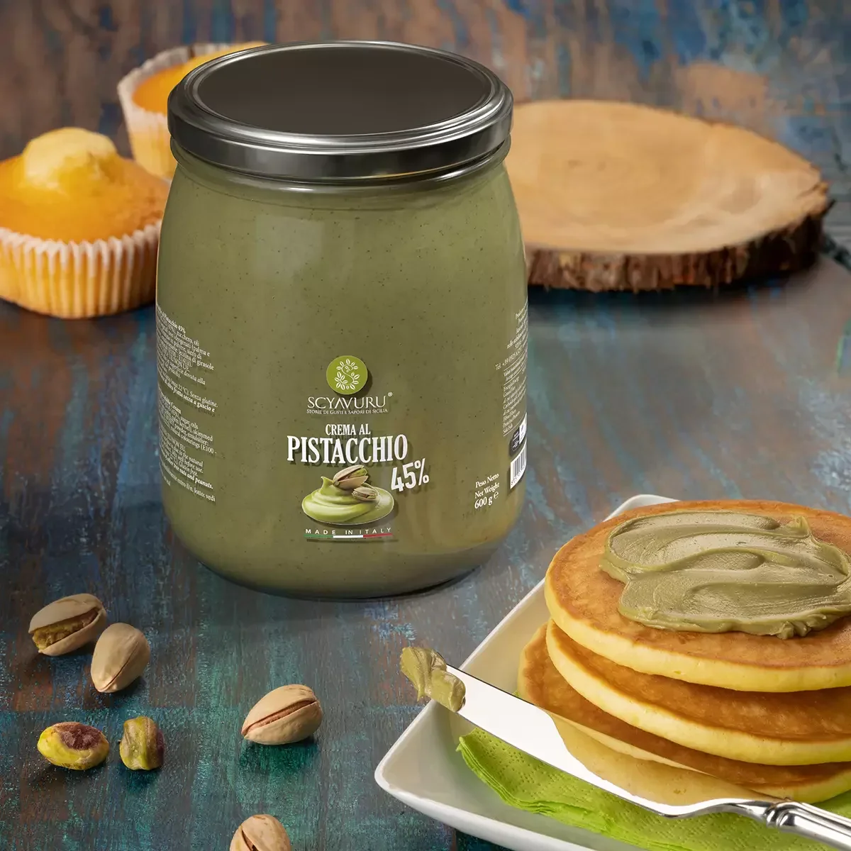 Scyavuru Pistachio Cream Spread (600g) - Image 3