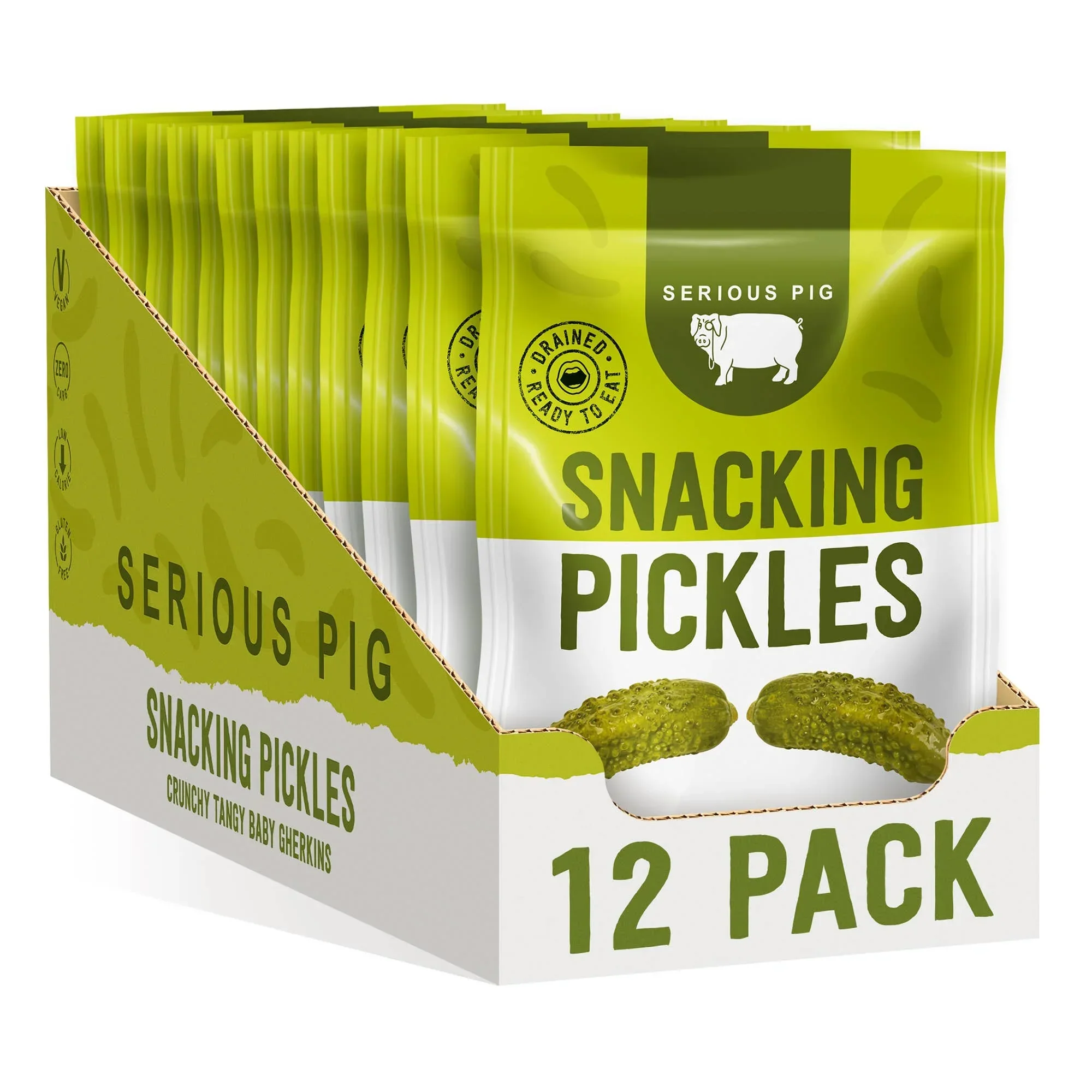 Serious Pig Snacking Pickles (40g) - Image 4
