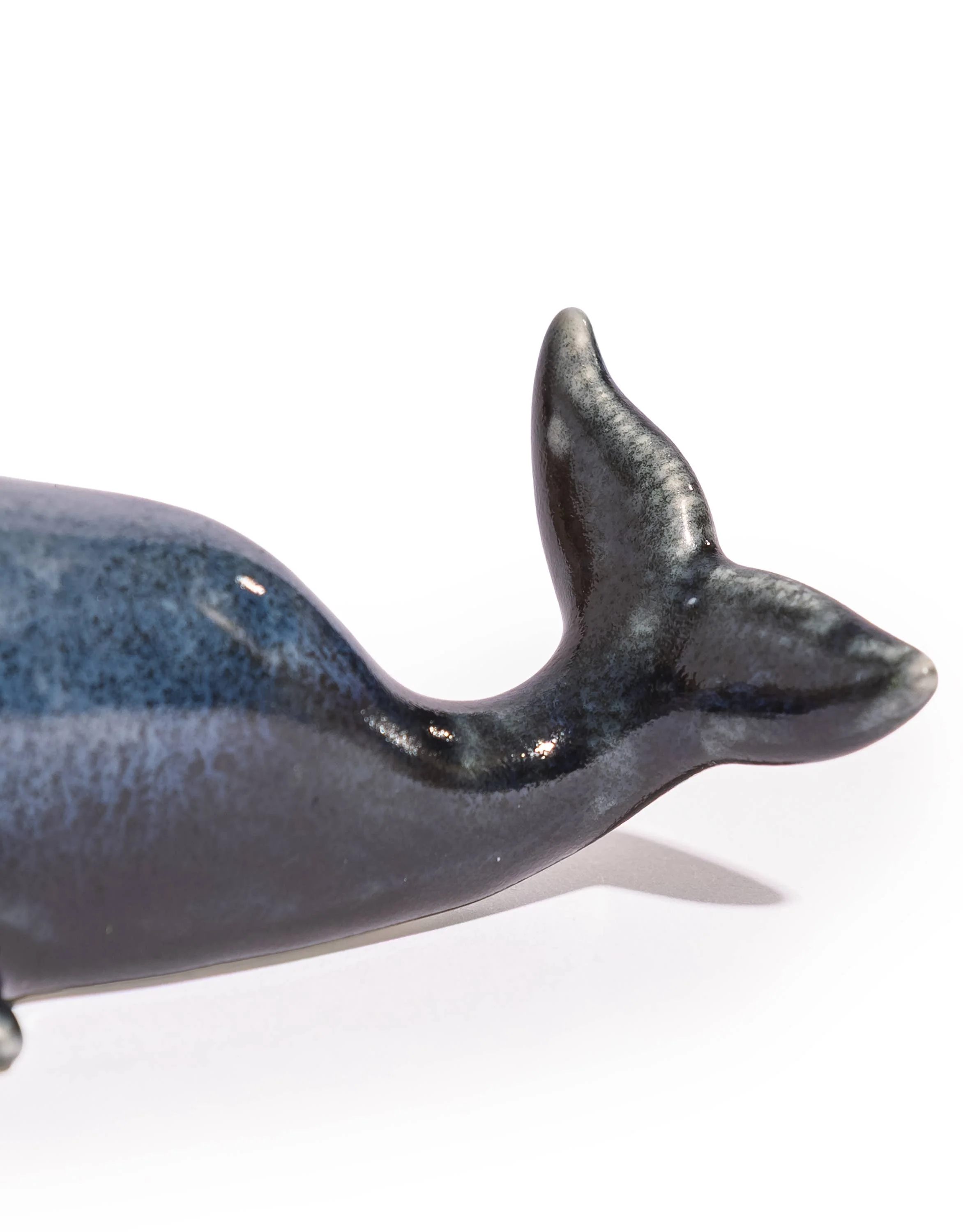 McGowan Set Of Ceramic Blue Whale Salt & Pepper Shakers - Image 3
