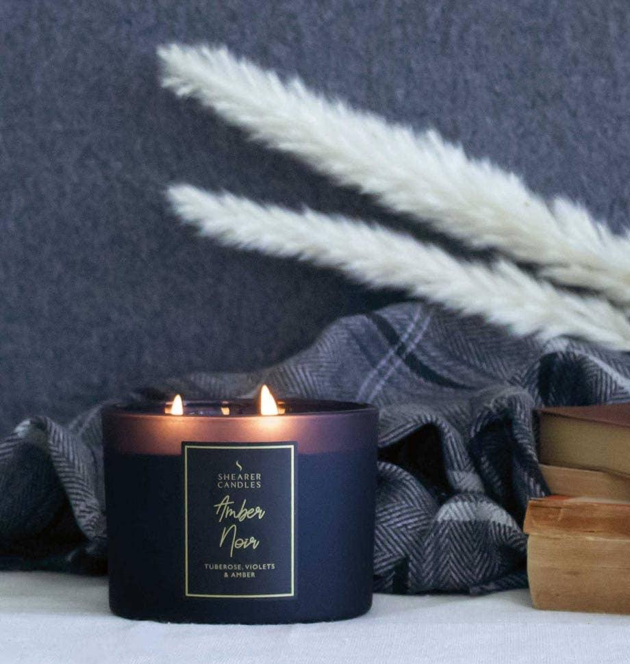 Shearer Candles Amber Noir Multi-wick Candle - Image 4