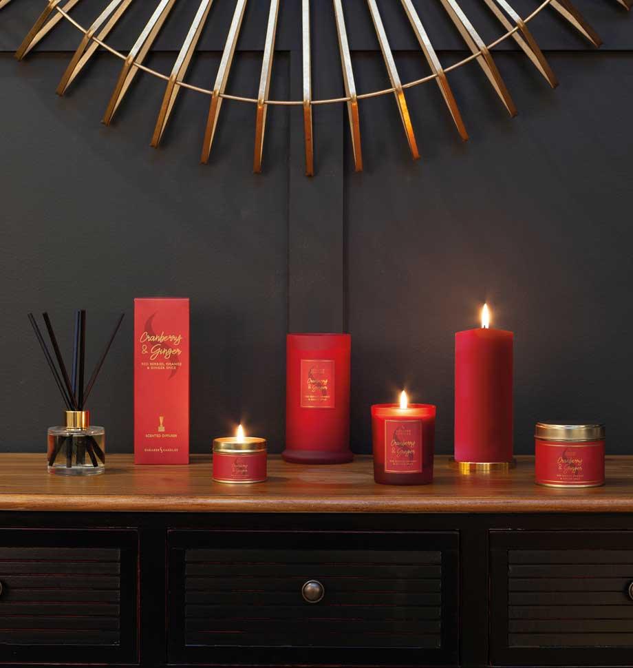 Shearer Candles Cranberry and Ginger Jar Candle - Image 2