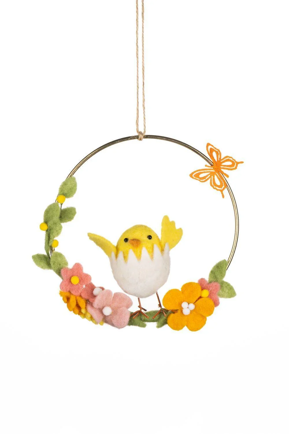 Shoeless Joe Blossom Chick Wreath Tree Decoration