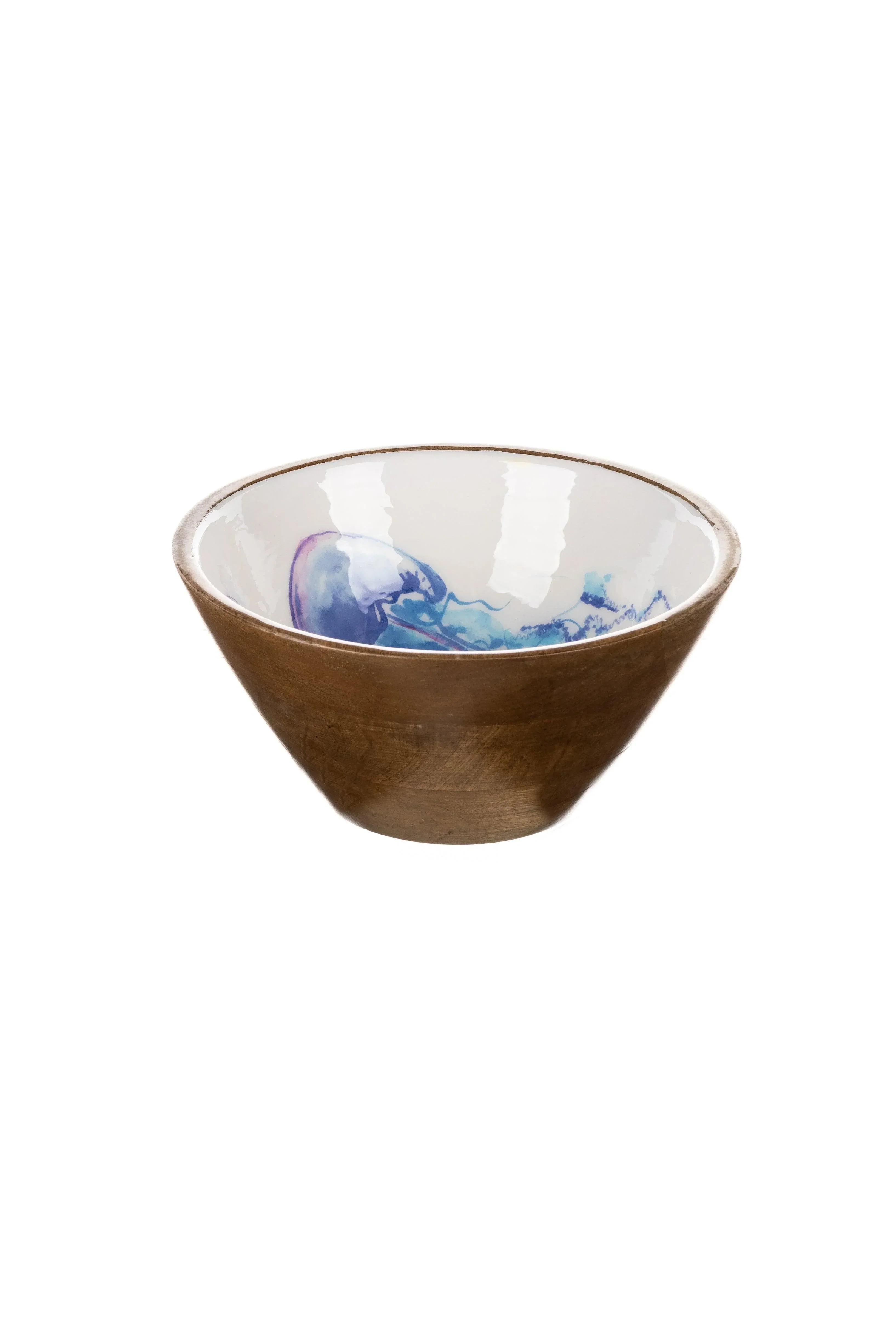 Shoeless Joe Jellyfish Mango Wood Bowl 25cm - Image 2