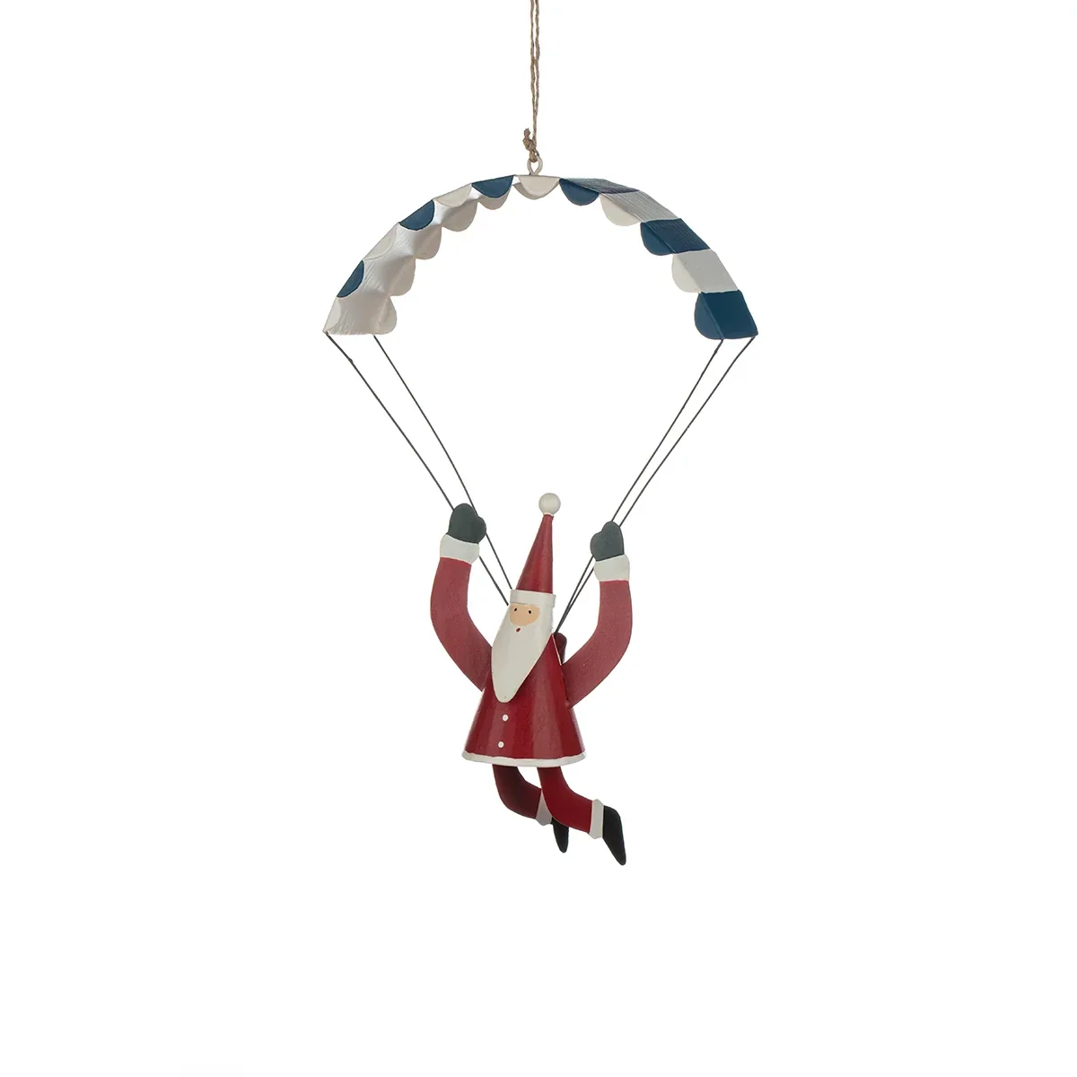 Shoeless Joe Paragliding Santa Christmas Tree Decoration
